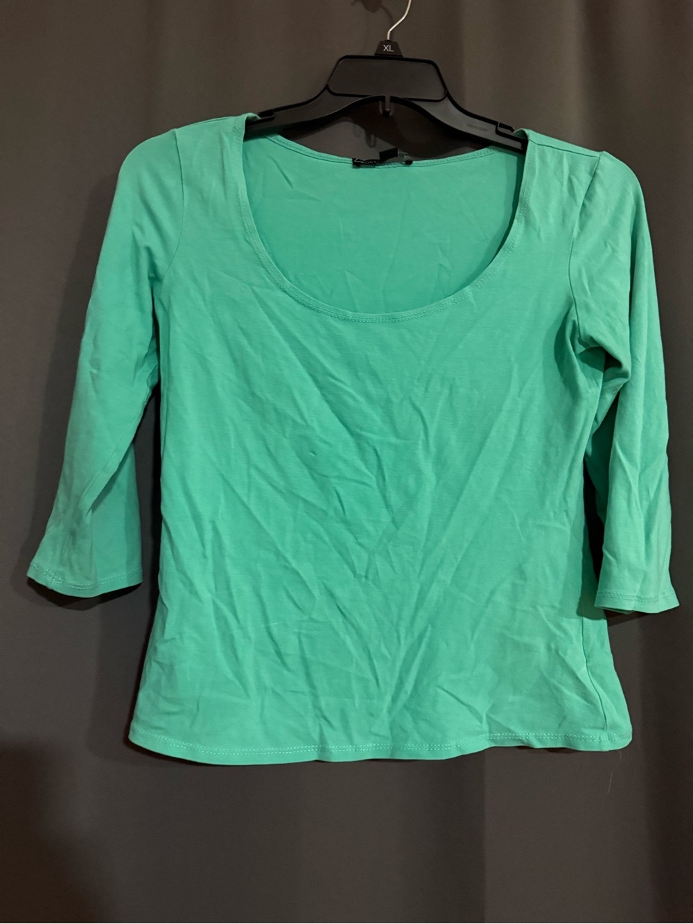 Boston proper women’s  Scoop Neck 3/4 Sleeve Top - Teal